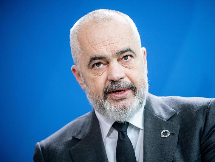 Die EU will Beitrittsverhandlungen mit Nordmazedonien und Albanien aufnehmen. Das dürfte Edi Rama, Ministerpräsident von Albanien, freuen.