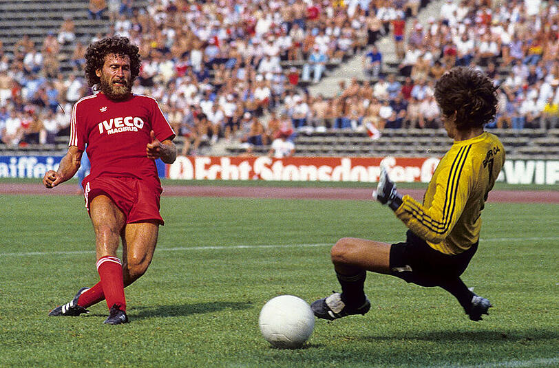 Paul Breitner spielte von 1970 bis 1975 und von 1979 bis 1984 für den FC Bayern.