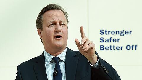 Premierminister Cameron plädiert für einen Verbleib der Briten in der EU.