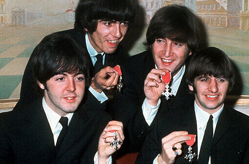 Fab Four: Vettel ist ein großer Beatles-Fan. Früher trug er auch mal Pilzkopf.