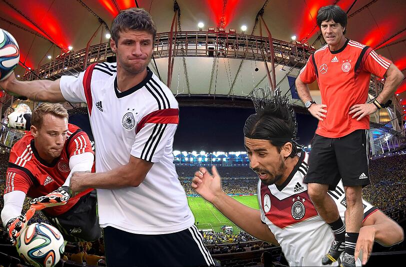 Mit Vollgas Richtung Titel: Das DFB-Team will gegen Argentinien den vierten WM-Titel für Deutschland holen.