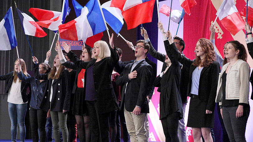 Die Partei RNP &ndash; unschwer als Anspielung auf Marine Le Pens Front National zu erkennen.