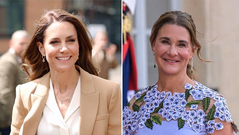 Prinzessin Kate (l.) und US-Milliard&auml;rin Melinda French Gates verbindet eine gemeinsame Vision.