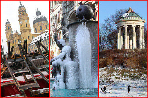 Saukalt! Eiszeit herrscht in München. Die schönsten Bibber-Bilder gibt's in der Bilderstrecke zum Durchklicken...