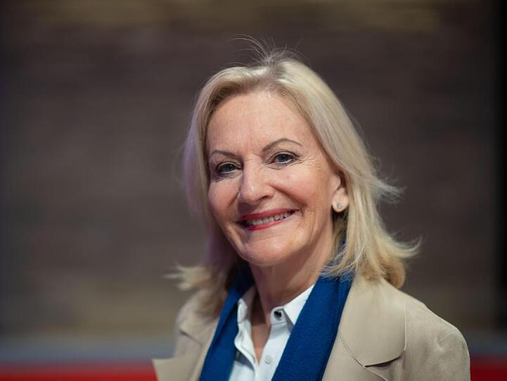 Gaby Hauptmann genießt den Sommer am Bodensee.