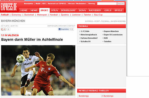 "Thomas Müller schießt den FC Bayern ins Achtelfinale". Das ist der einhellige Tenor der deutschen Blätter.