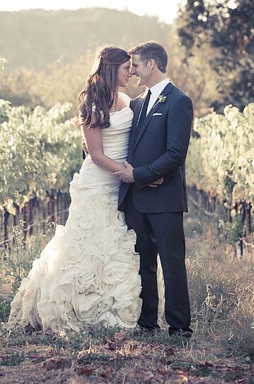 Das Bild zeigt Brittany mit ihrem Mann Dan nach der Hochzeit Ende September 2012.