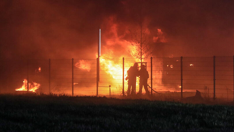 Die Feuerwehr konnte die Flammen löschen...