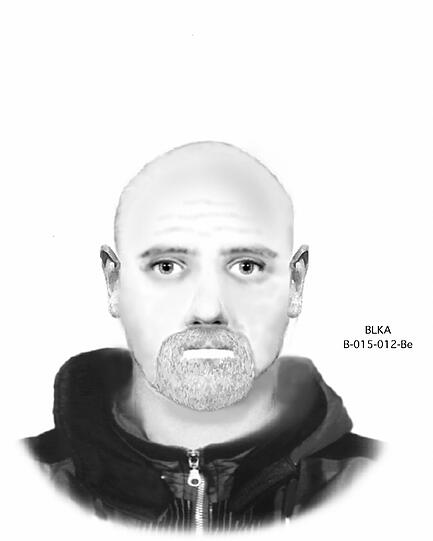 Mit diesem Phantombild fahndet die Polizei nach dem Mann, der am 30. August eine Bankfiliale in Geretsried überfallen hat.