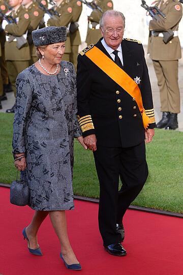 Der belgische König Albert mit seiner Frau Paola.