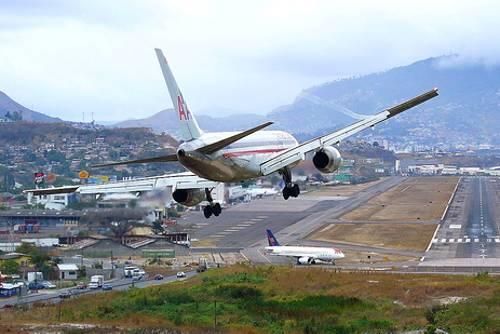 Abenteuerlich: Landeanflug auf Tegucigalpa in Honduras