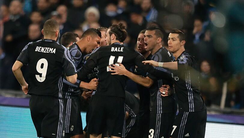 Real Madrid steht im Viertelfinale der Champions League. Real Madrid steht im Viertelfinale der Champions League.