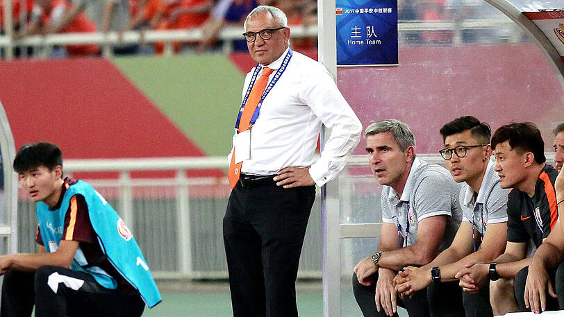 Felix Magath(64) hatte Shandong Luneng in der vergangenen Spielzeit vor dem Abstieg bewahrt, in der diesjährigen Saison kam das Team auf den sechsten Platz.