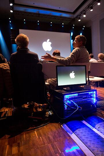 Bei Apple am Kurfürstendamm wird am Donnerstag in Berlin eine neue Generation des iPad-Tablets vorgestellt.