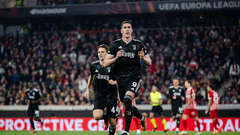 Könnte nächste Saison für den FC Bayern auf Torejagd gehen: Juve-Stürmer Dusan Vlahovic. Könnte nächste Saison für den FC Bayern auf Torejagd gehen: Juve-Stürmer Dusan Vlahovic.