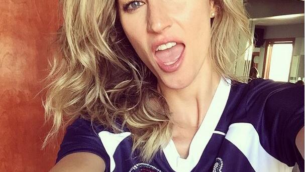 Gisele Bündchens Foto vor dem Spiel... Gisele Bündchens Foto vor dem Spiel...