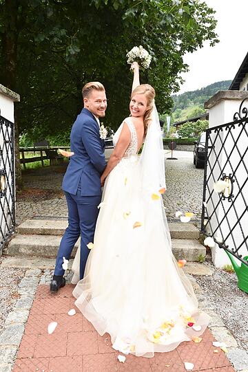Gregor und Stephanie Teicher haben geheiratet.
