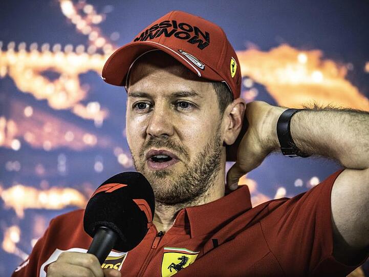 Sebastian Vettels Ferrari läuft noch nicht auf Hochtouren.