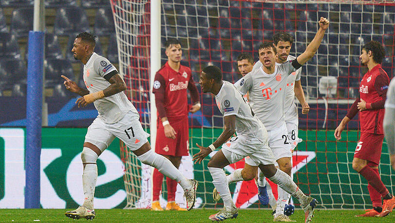 Der FC Bayern gewinnt in Salzburg am Ende deutlich mit 6:2.