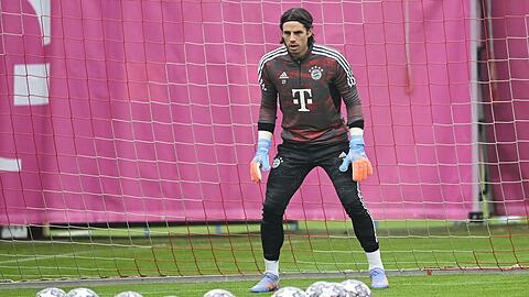 Torwart Yann Sommer beim Abschlusstraining vor dem Champions-League-Spiel gegen Paris Saint-Germain.