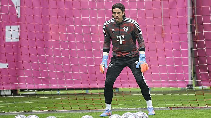 Torwart Yann Sommer beim Abschlusstraining vor dem Champions-League-Spiel gegen Paris Saint-Germain.