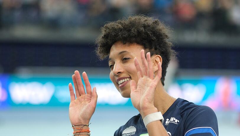 Strahlt über den siebten deutschen Hallen-Titel in Folge: Malaika Mihambo.