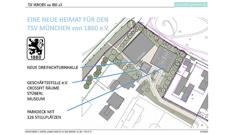 Das Trainingsgelände des TSV 1860 soll umgebaut werden.