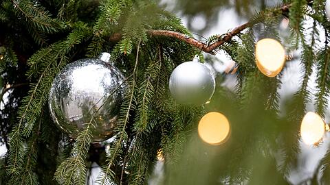 Auch der Christbaumschmuck, die Lichterkette und ein angrenzender Holzzaun wurden beschädigt. (Symbolbild)