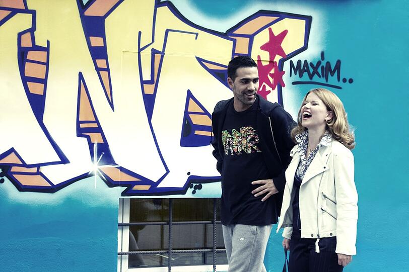 Im Biopic "Zeiten ändern dich" spielte Karoline Schuch an der Seite von Gangster-Rapper Bushido. Im Biopic "Zeiten ändern dich" spielte Karoline Schuch an der Seite von Gangster-Rapper Bushido.