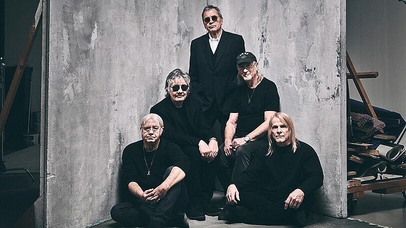 Hard-Rock-Legenden: Deep Purple mit Sänger Ian Gillan (Mitte).