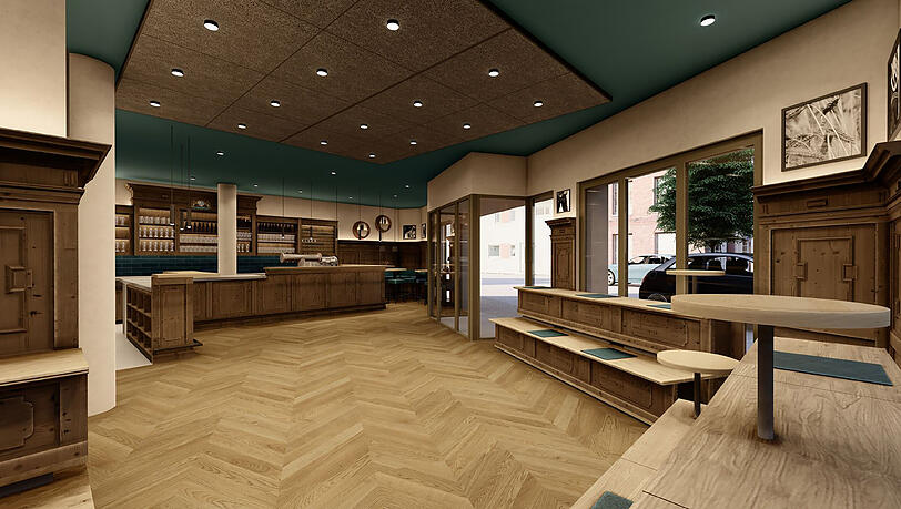 So soll der Starnberger Stehausschank ab Fr&uuml;hsommer ausschauen.