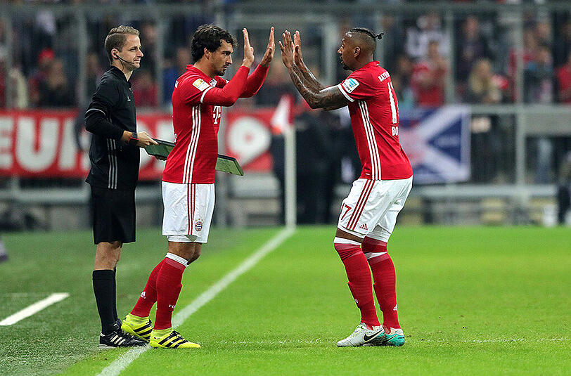 Mats Hummels (l.) - Note 3: Kam für Boateng ins Spiel. Vertrat den Abwehrchef in der letzten halben Stunde würdig.