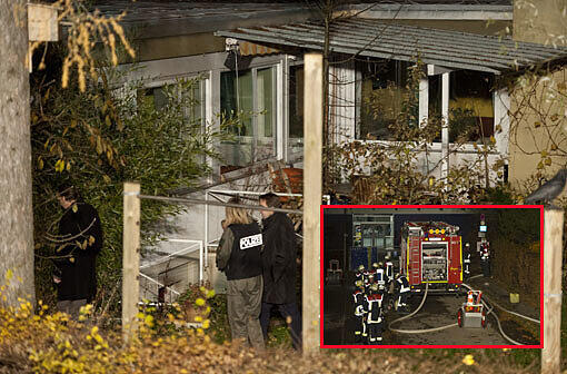 Bei einer Explosion in einem Einfamilienhaus im Münchner Vorort Neubiberg ist ein junger Mann sehr schwer verletzt worden. Der 19-Jährige hielt sich im Keller auf, wo die Explosion stattfand. Außer dem 19-Jährigen waren noch dessen 21-jähriger Bruder und der Großvater im Haus. Die beiden blieben unverletzt. Bilder vom Unglücksort.