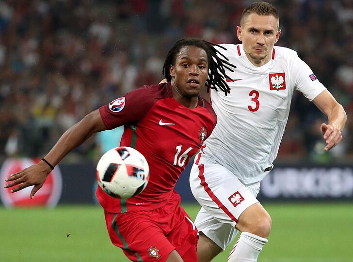 Renato Sanches legt im EM-Viertelfinalspiel gegen Polen eine Glanzleistung hin.