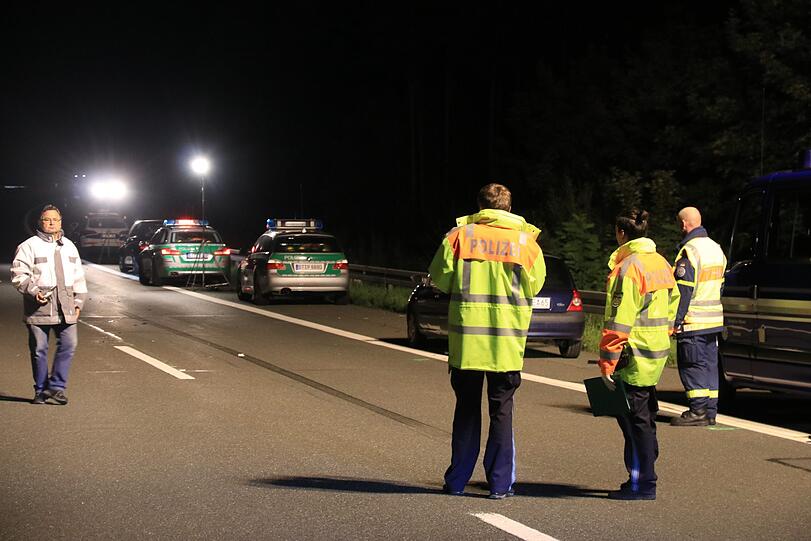 Beziehungsdrama auf der A70 - die Bilder vom Unglücksort.