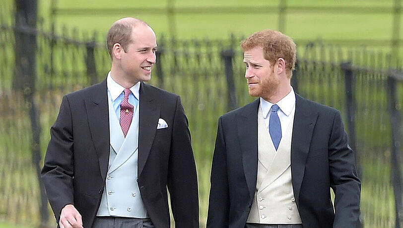 Prinz William (li.) sorgt sich um das Wohl seines Bruders Harry Prinz William (li.) sorgt sich um das Wohl seines Bruders Harry