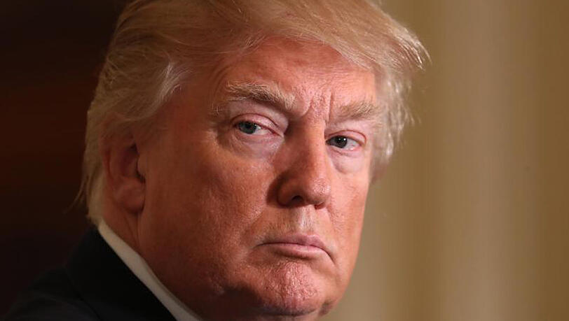US-Präsident Donald Trump am Mittwoch im Weißen Haus während einer Pressekonferenz mit Nato-Generalsekretär Stoltenberg. US-Präsident Donald Trump am Mittwoch im Weißen Haus während einer Pressekonferenz mit Nato-Generalsekretär Stoltenberg.