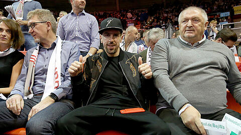 Franck Ribéry war nicht der einzige Bayern-Star, der am Sonntag im Audi Dome zu Gast war. Klicken Sie sich durch die Bilder.