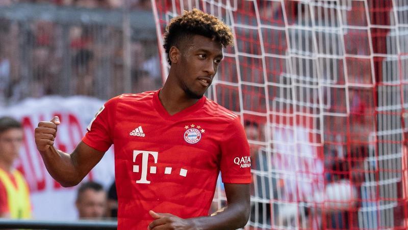 Kingsley Coman von München jubelt über sein Tor. Foto: Sven Hoppe/dpa/Archivbild Kingsley Coman von München jubelt über sein Tor. Foto: Sven Hoppe/dpa/Archivbild