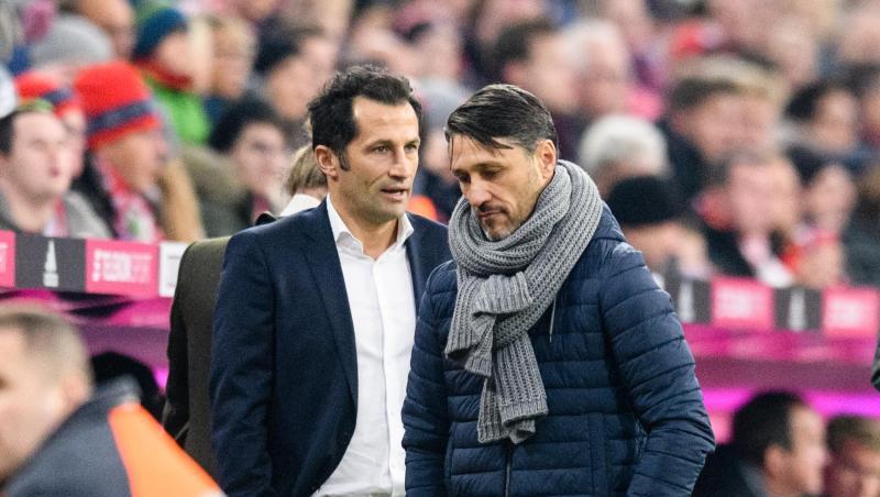 Hasan Salihamidzic (l), Sportdirektor von FC Bayern, und Trainer Niko Kovac unterhalten sich am Spielfeldrand. Foto: Matthias Balk/Archivbild Hasan Salihamidzic (l), Sportdirektor von FC Bayern, und Trainer Niko Kovac unterhalten sich am Spielfeldrand. Foto: Matthias Balk/Archivbild