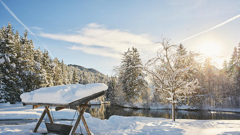 Winterzauber in der Naturparkregion Reutte.