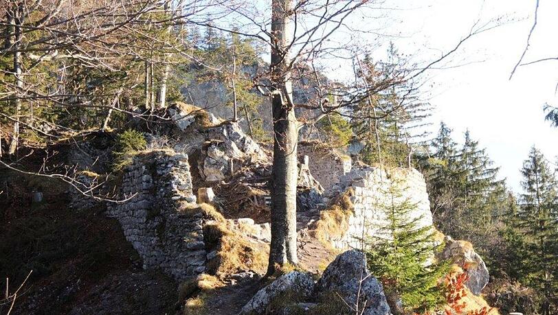 Ein Juwel ist wieder erreichbar: die Burgruine Hohenwaldeck.