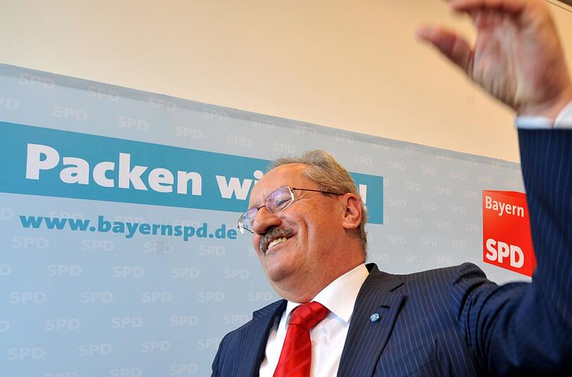 Spitzenkandidat Christian Ude am Freitag im Münchner Literaturhaus nach der Landesvorstandssitzung.