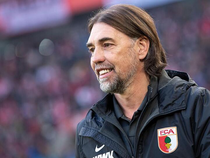 Augsburgs Trainer Martin Schmidt. Foto: Marius Becker/dpa/Archivbild