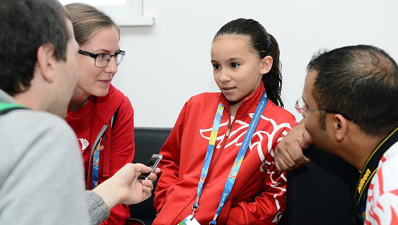 Die zehnjährige Alzain Tareq startet bei der Schwimm-WM Die zehnjährige Alzain Tareq startet bei der Schwimm-WM