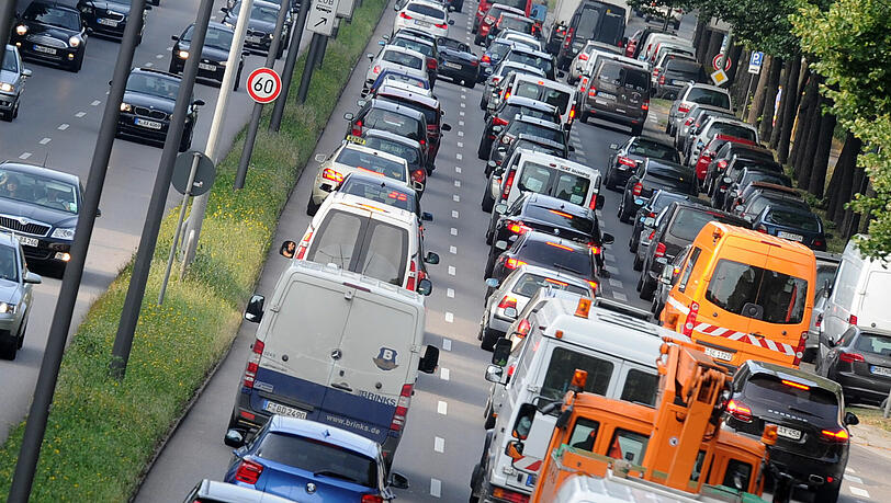 Gewohntes Bild an der Landshuter Allee. Gewohntes Bild an der Landshuter Allee.