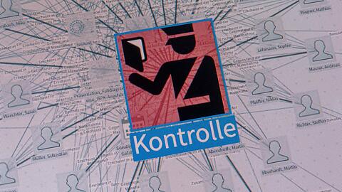Mit der Analyse-Software lassen sich zig Millionen Datensätze der bayerischen Polizei durchsuchen. (Archivbild)