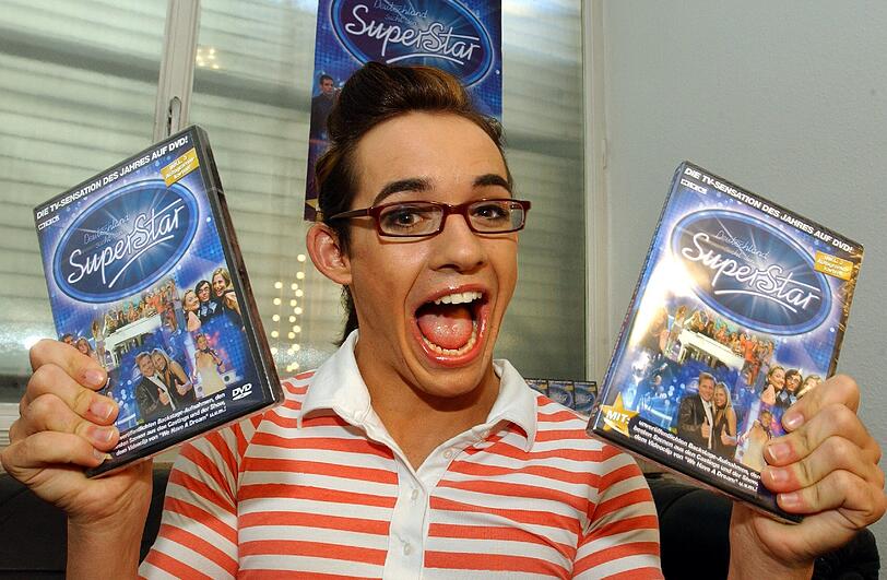 Während DSDS: Daniel Küblböck im Jahr 2003