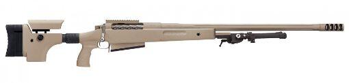 Das knapp 12 Kilo schwere McMillan TAC-50 Scharfschützengewehr kostet rund 8.500 Euro und hat eine Kapazität von fünf Kugeln im Kaliber .50 BMG pro Magazin.