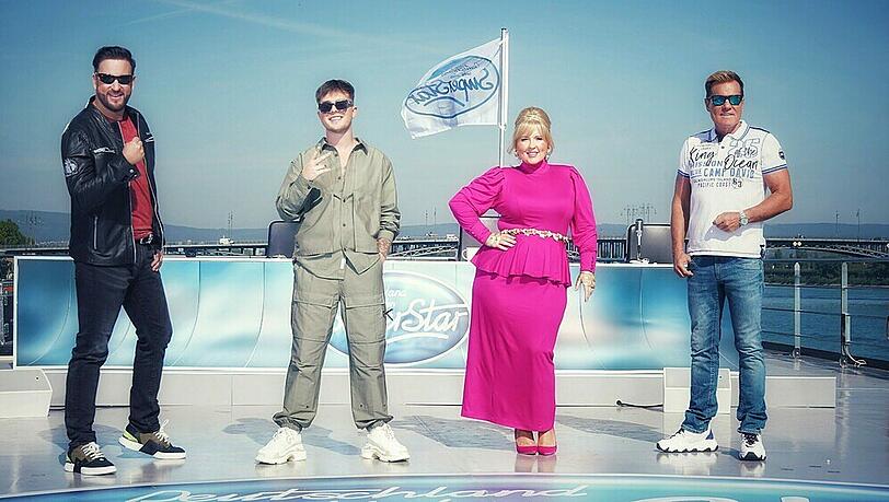 Michael Wendler (v.l.), Mike Singer, Maite Kelly und Dieter Bohlen suchen Deutschlands neuen Superstar. Michael Wendler (v.l.), Mike Singer, Maite Kelly und Dieter Bohlen suchen Deutschlands neuen Superstar.